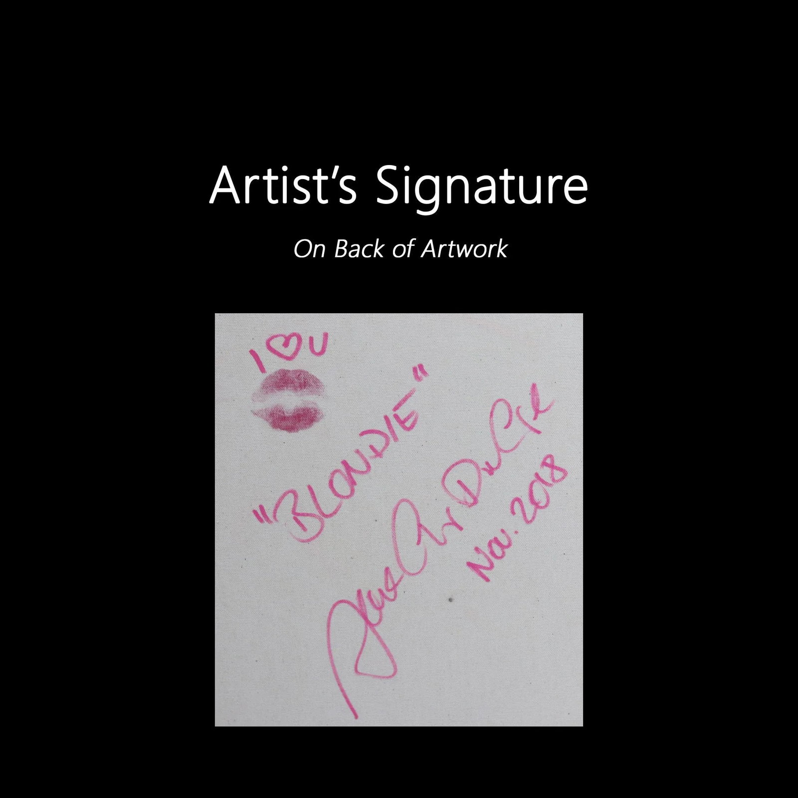 Alea Pinar Du Pre "Blondie" Original Painting - 11