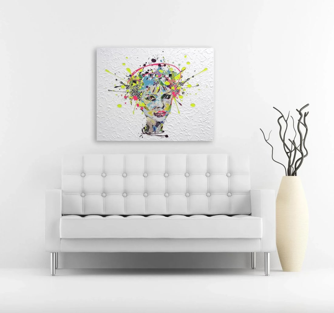 Alea Pinar Du Pre "Blondie" Original Painting - 8