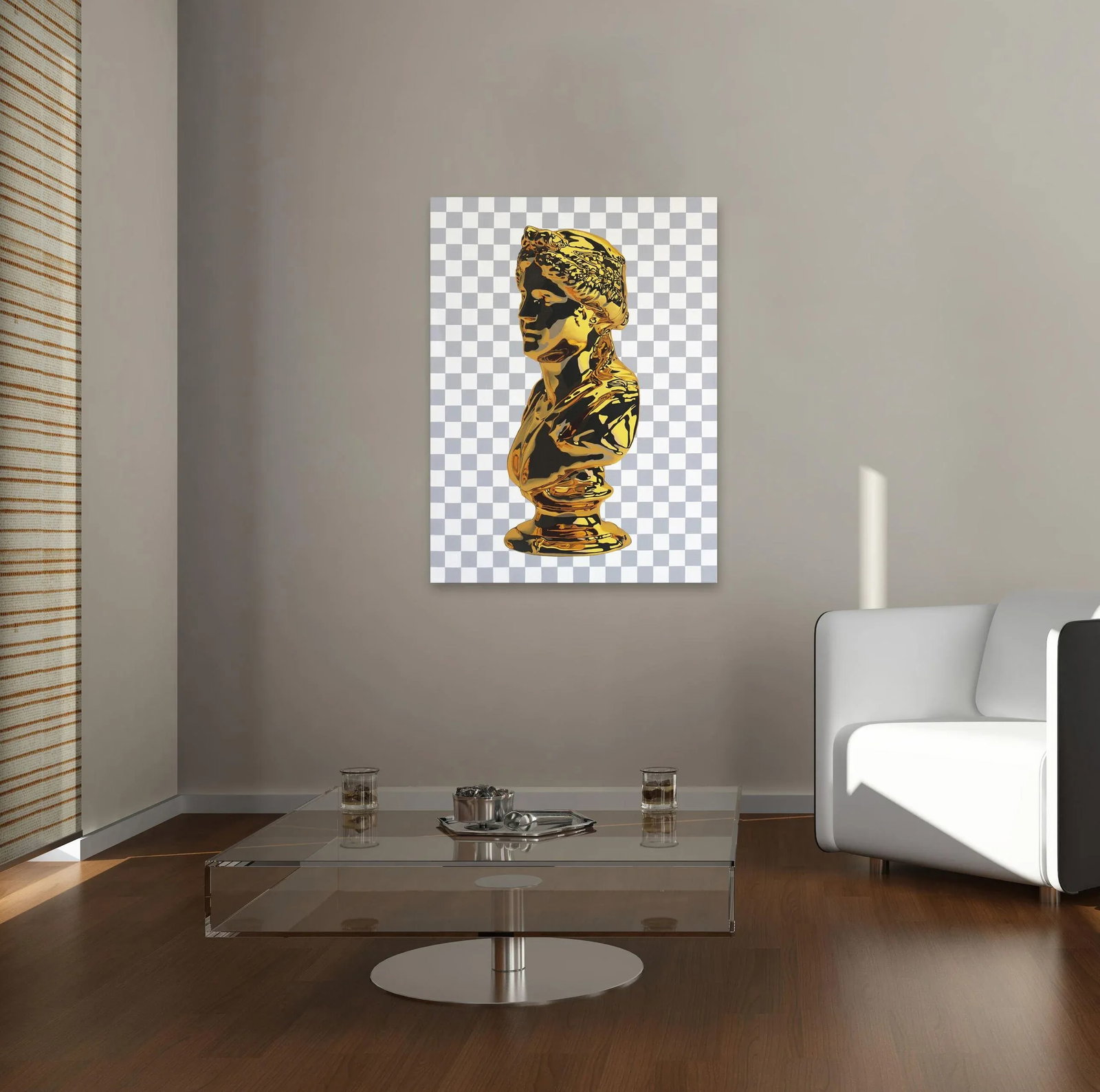 Hyperrealist Original Oil Painting on Canvas "Bust Female" Contemporary Photorealistic Original Artw - 7