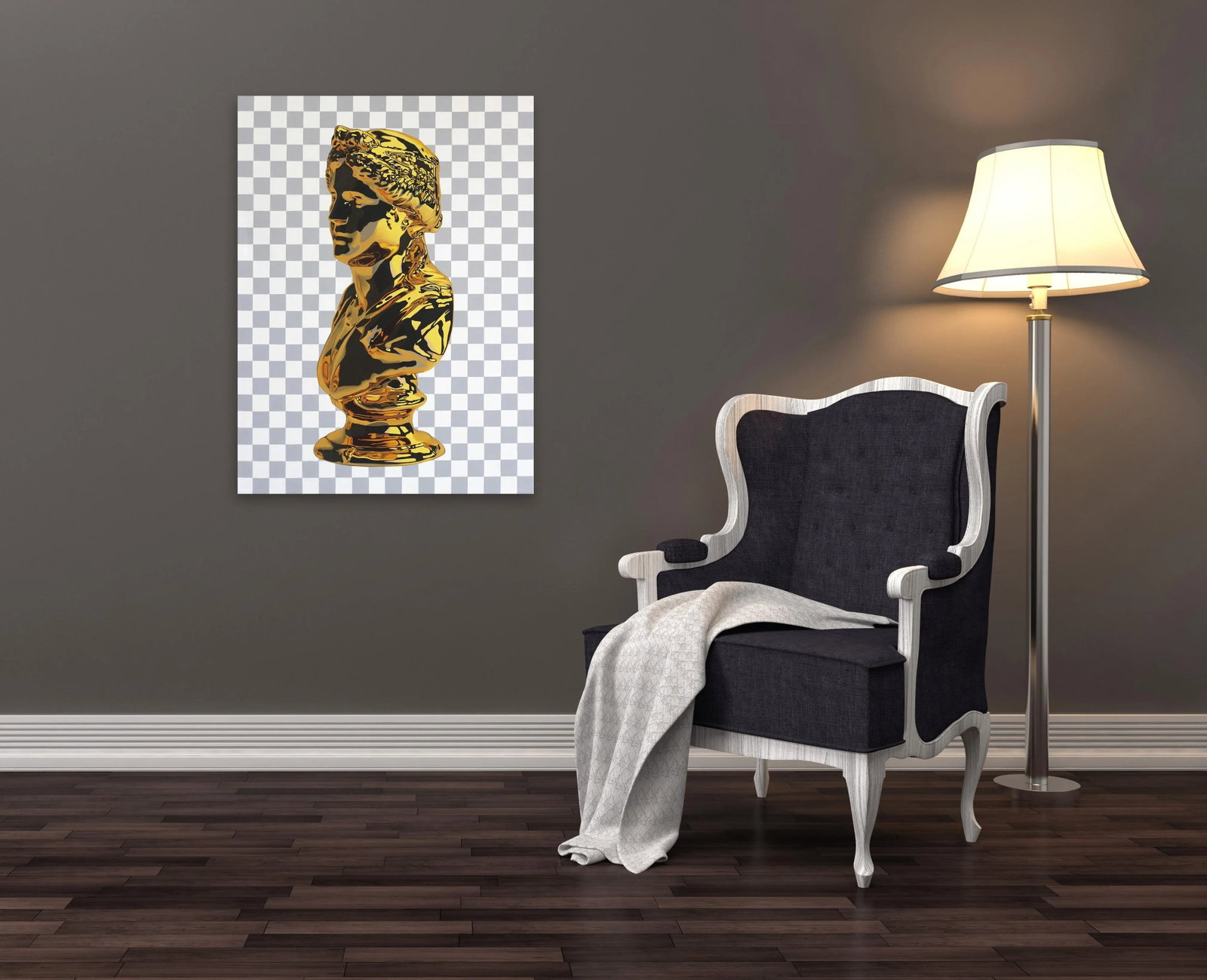 Hyperrealist Original Oil Painting on Canvas "Bust Female" Contemporary Photorealistic Original Artw - 8