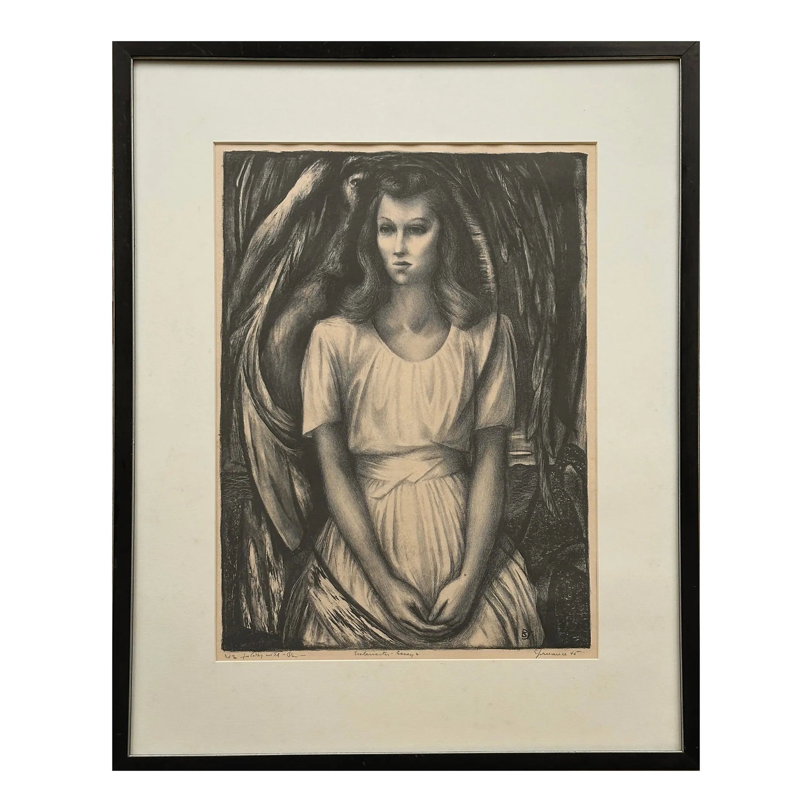 Benton Murdoch Spruance (American, 1904-1967) - 'Ecclesiastes - Expressionist 'Essay 2' Figurative S (1 of 8)