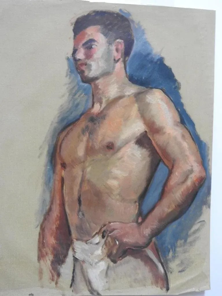 Robert Whitmore Oil Painting Titled Male Portrait - 2