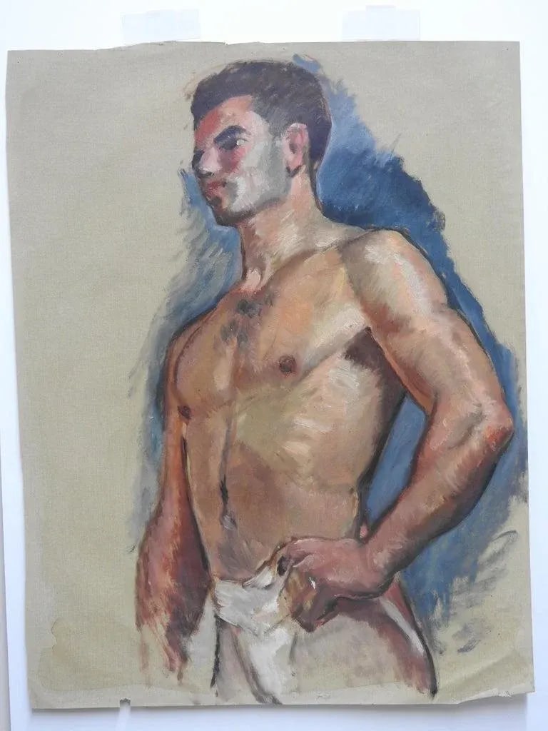 Robert Whitmore Oil Painting Titled Male Portrait - 3