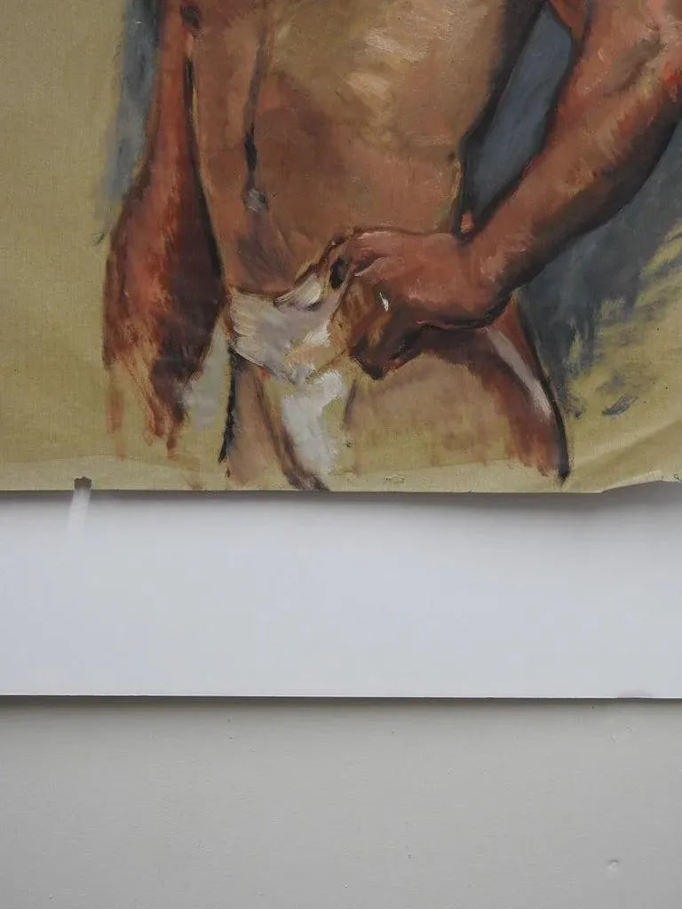 Robert Whitmore Oil Painting Titled Male Portrait - 5