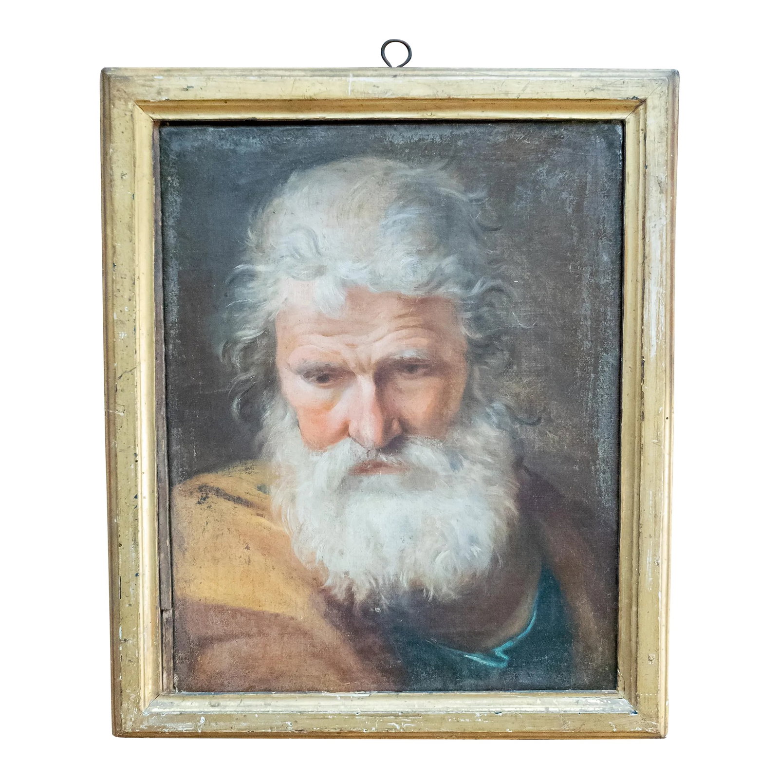 18th Century Italian Old Master Portrait Painting of an Old Man With Beard (1 of 12)