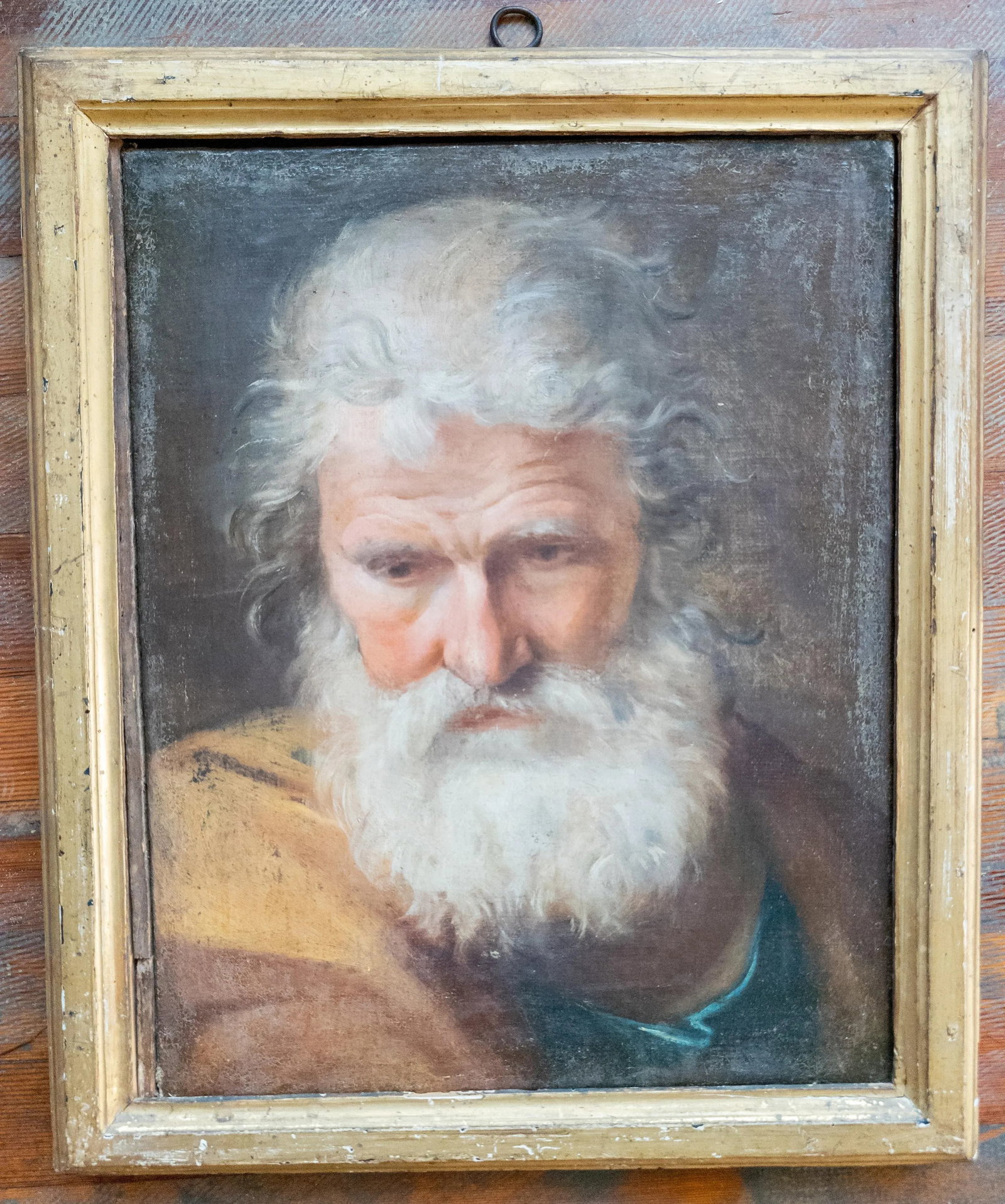 18th Century Italian Old Master Portrait Painting of an Old Man With Beard - 2