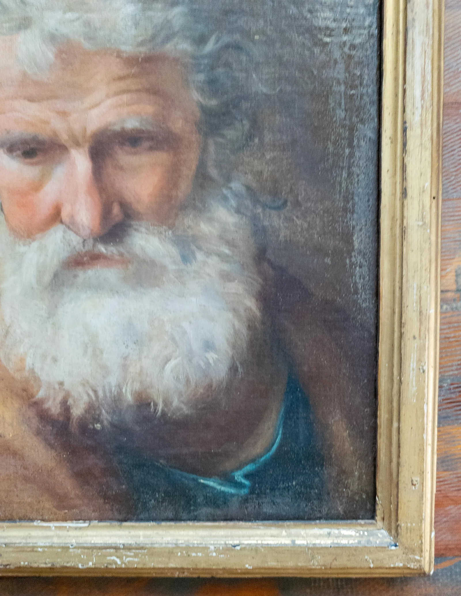 18th Century Italian Old Master Portrait Painting of an Old Man With Beard - 5