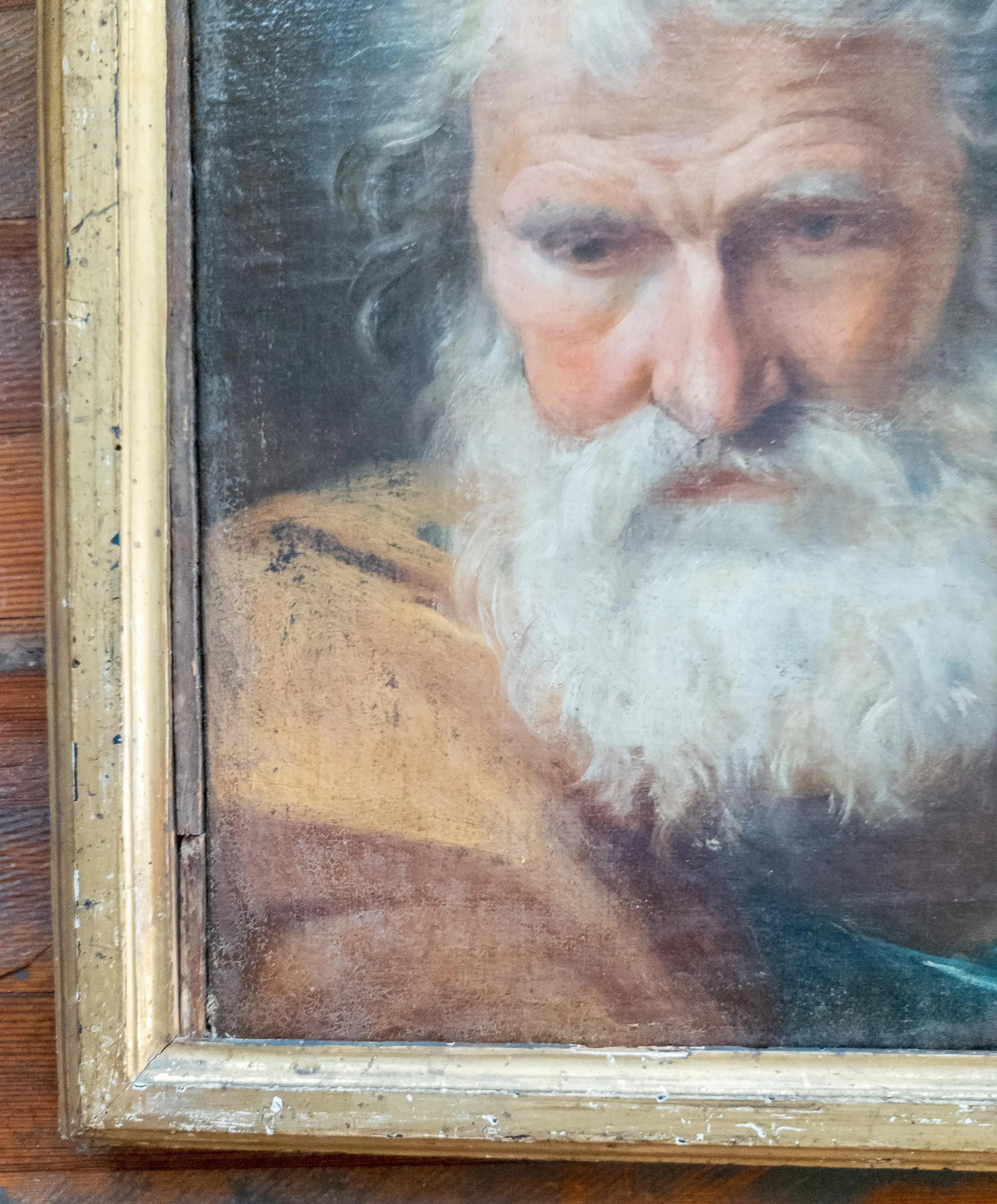 18th Century Italian Old Master Portrait Painting of an Old Man With Beard - 6