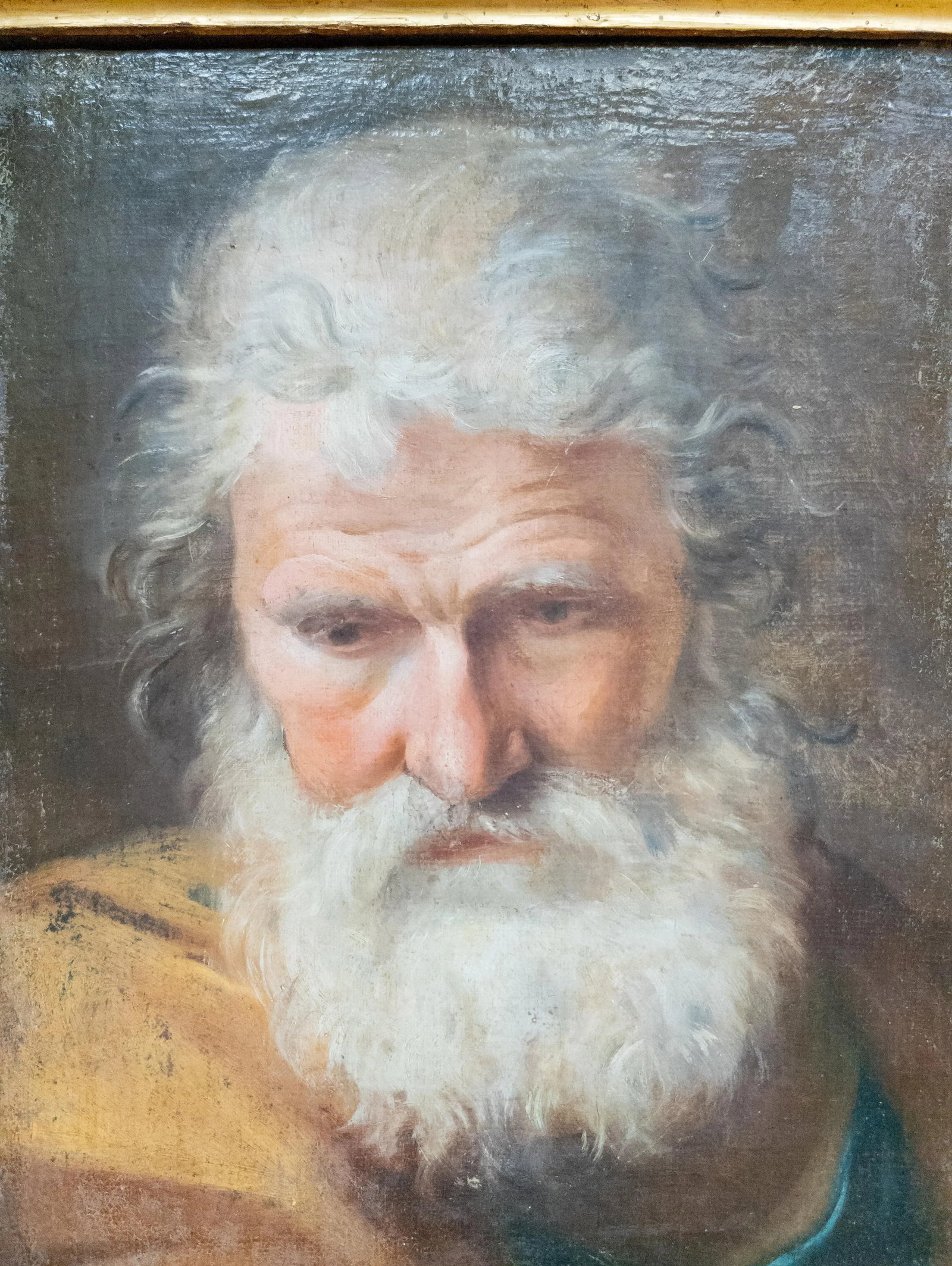 18th Century Italian Old Master Portrait Painting of an Old Man With Beard - 7