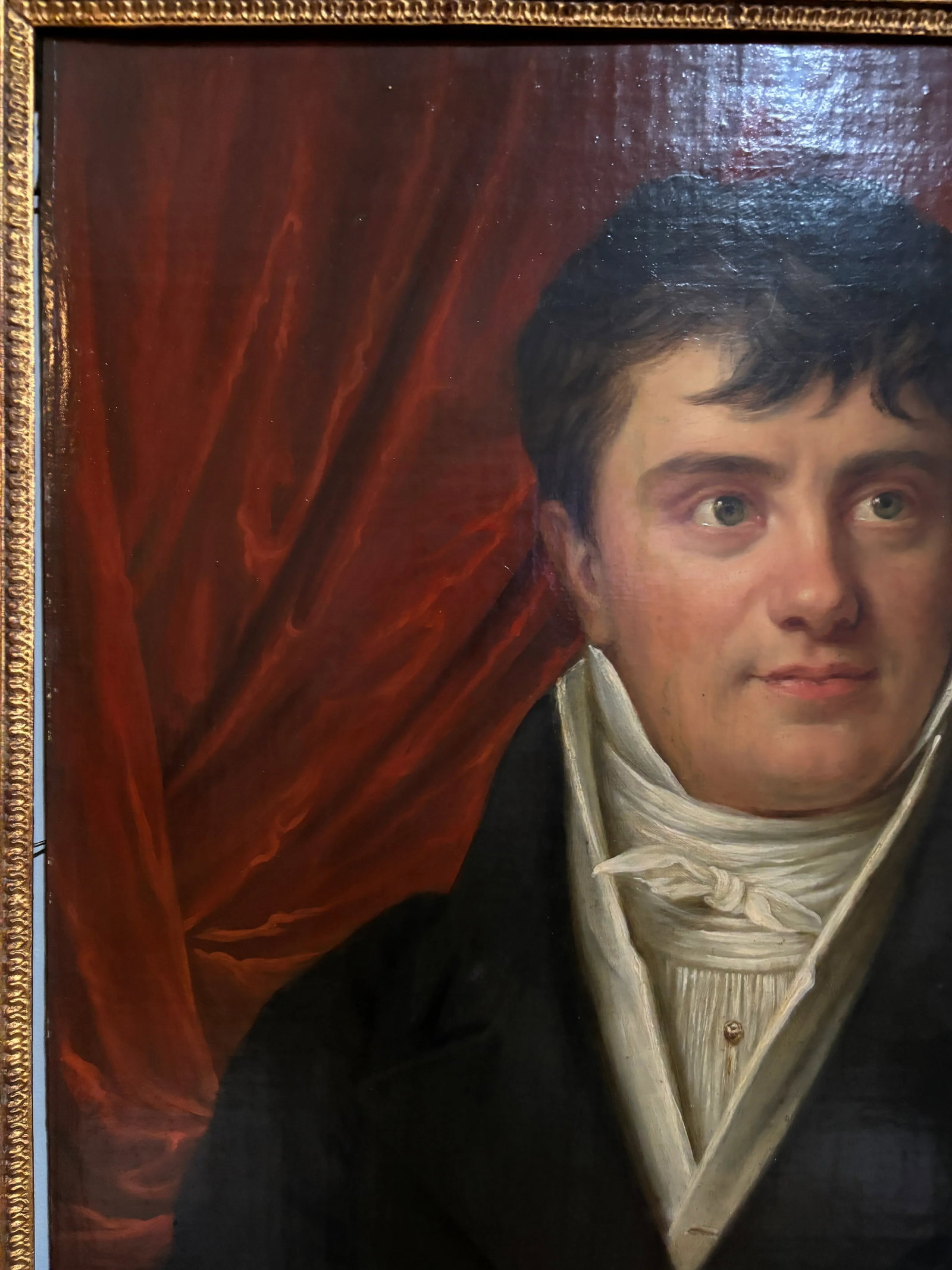 Circa 1810 Painting, Portrait of a Gentleman, Framed - 6