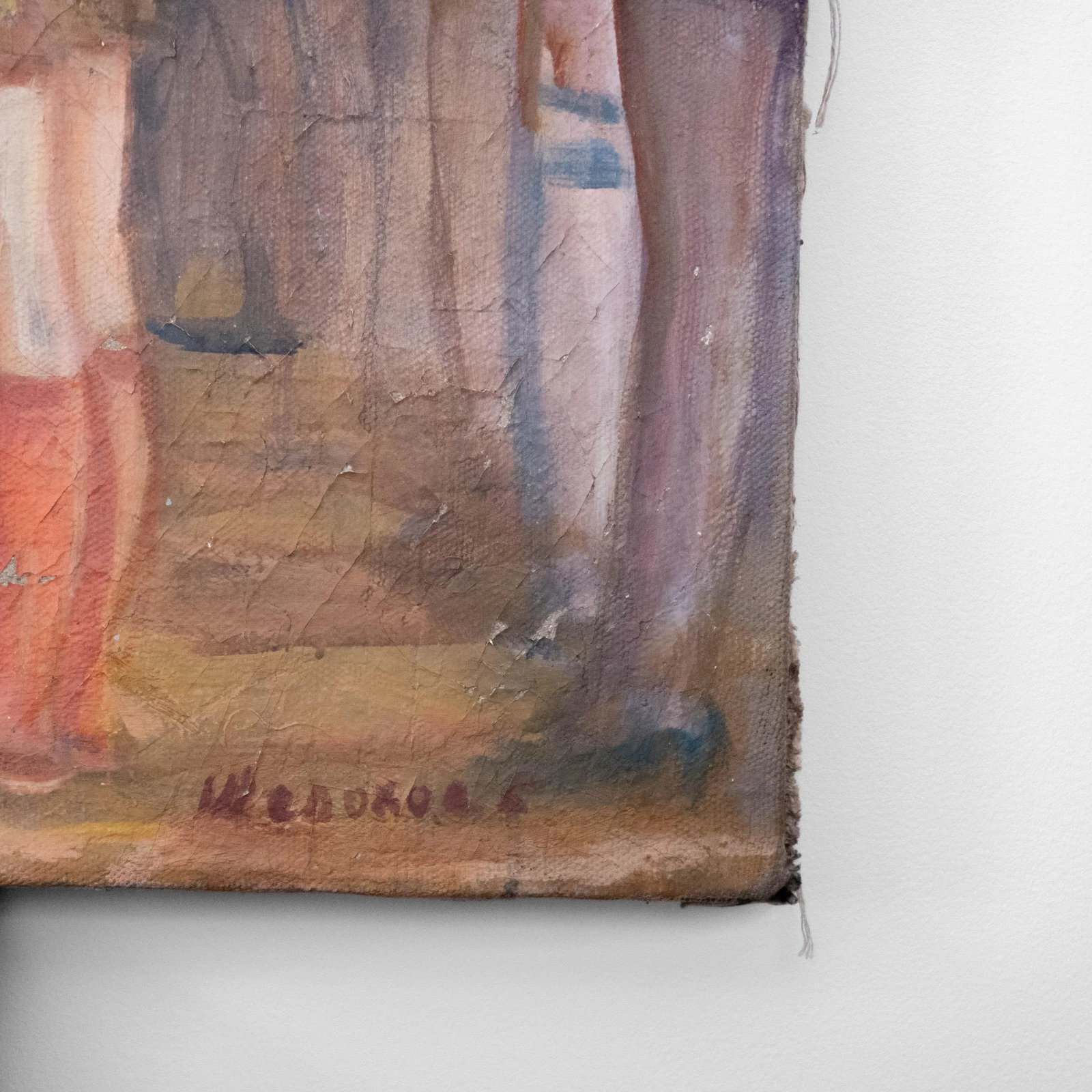 Mid-20th Century Original Untitled Oil on Canvas of a Choir Scene, by Artist Boris Anatolievich Shol - 8