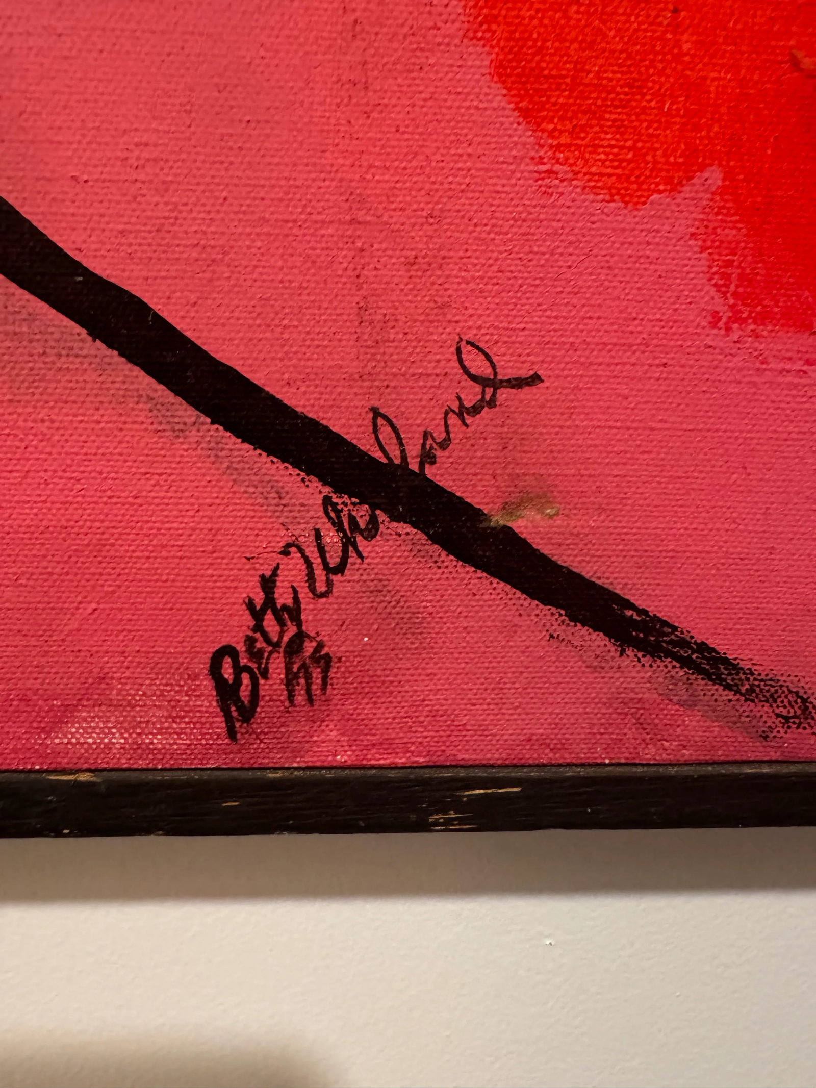 Expressionist Female Portrait Painting Signed Original by Artist Betty Wheland ' After Amedeo Modigl - 3