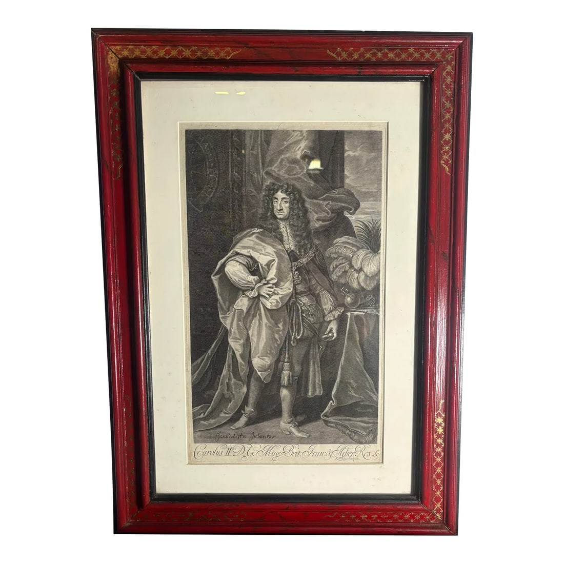17th Century King Charles II of England Framed Picture (1 of 3)