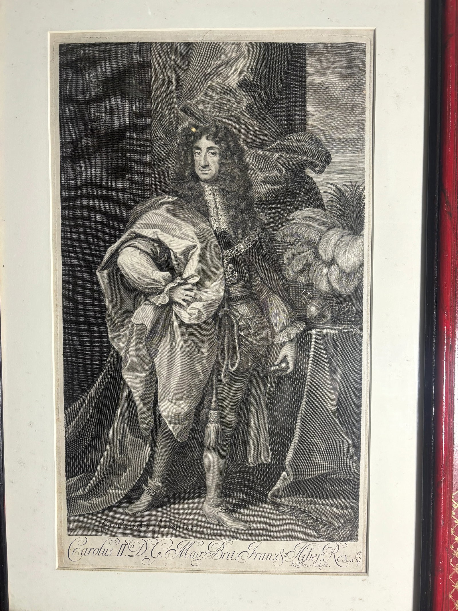 17th Century King Charles II of England Framed Picture - 2