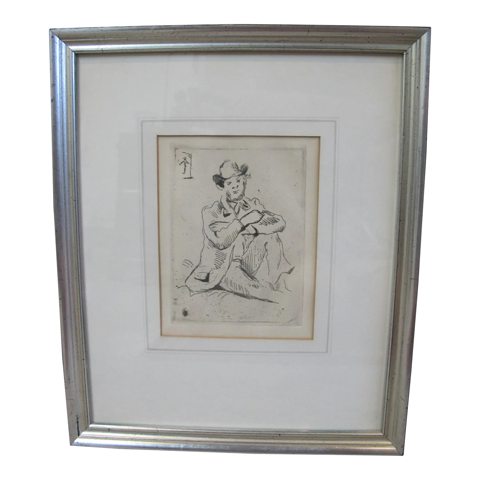Paul Cezanne French Portrait of Guillaumin With Hanging Man Original Etching (1 of 6)