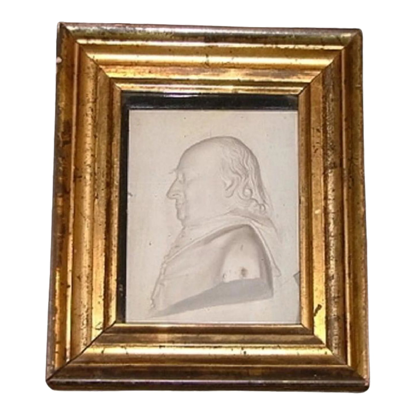 Framed 19th Century Italian Grand Tour Intaglio of a Gentleman, 19th Century: Framed 19th Century Italian Grand Tour Intaglio of a Gentleman, 19th Century. Nice antique giltwood frame Condition: Alterations: Unknown Imperfections: Some Imperfections Condition Notes: Good Wear c