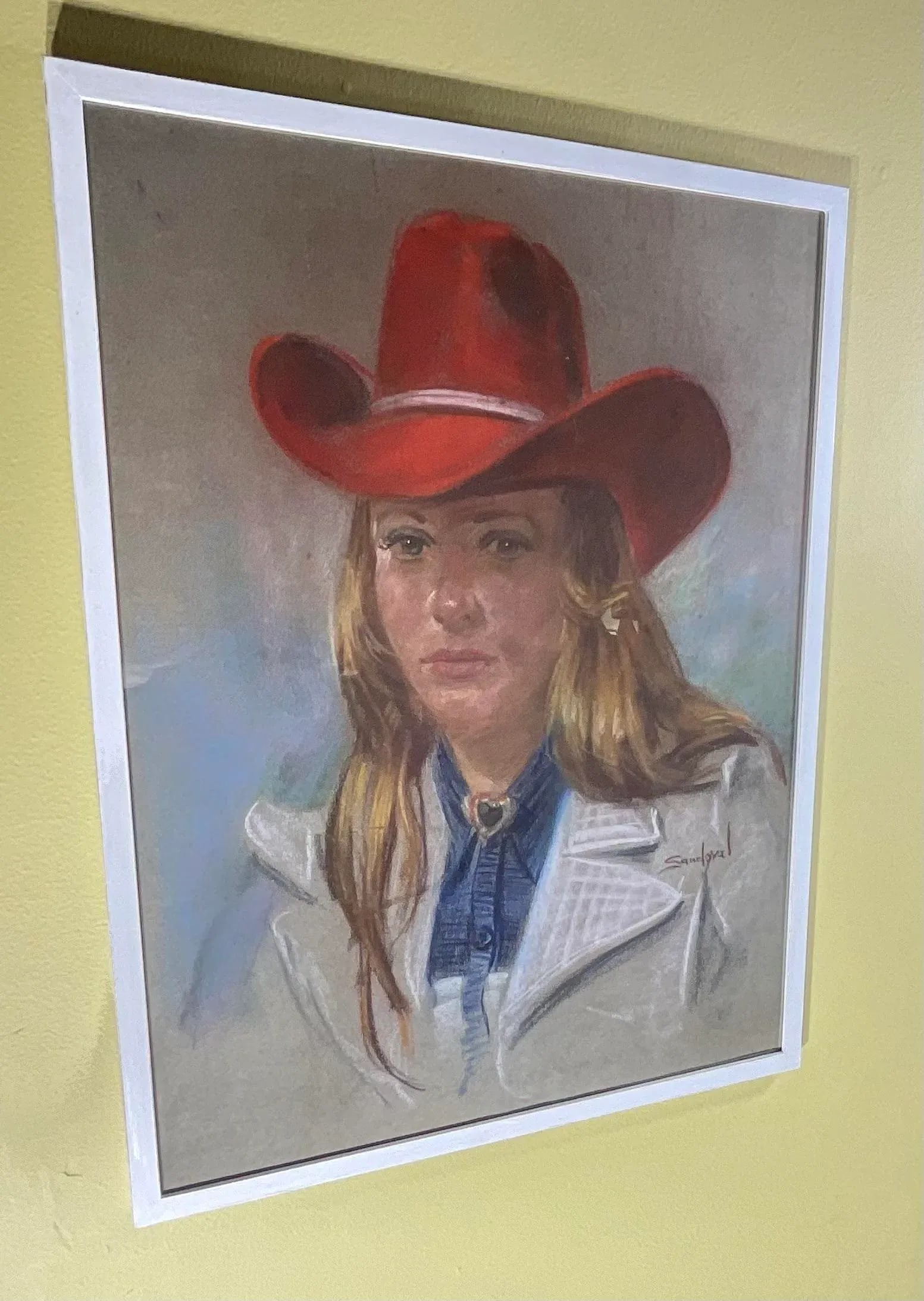 Portrait of a Woman in Red Hat - 11