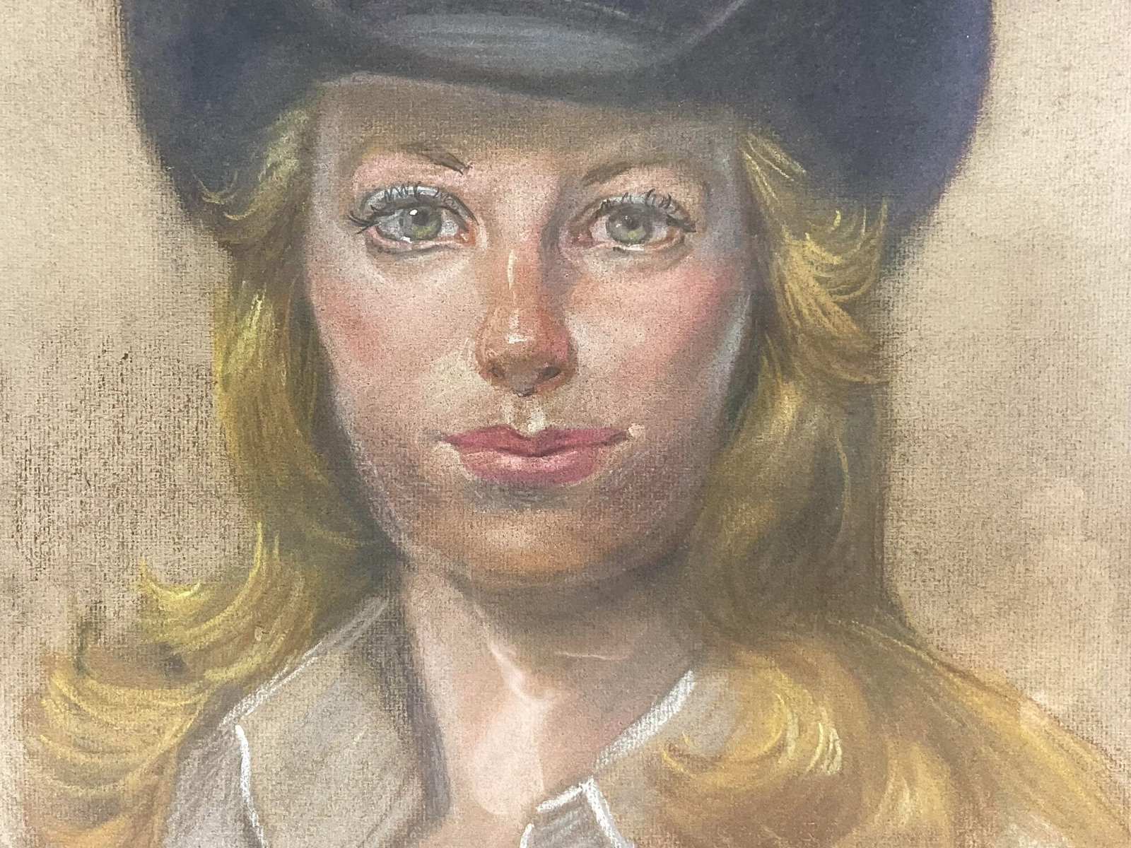 Portrait of a Woman in Black Hat - 12
