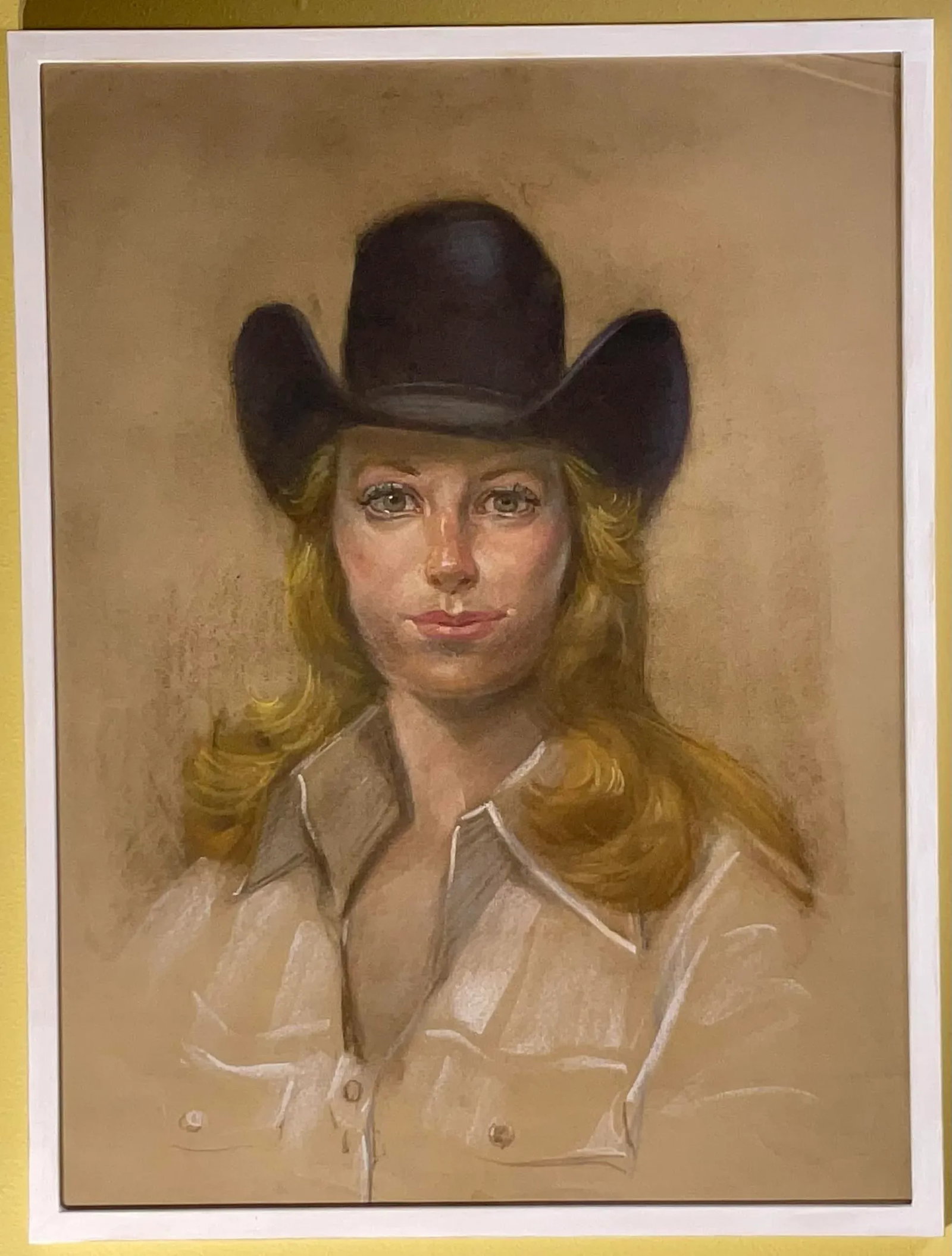 Portrait of a Woman in Black Hat - 2