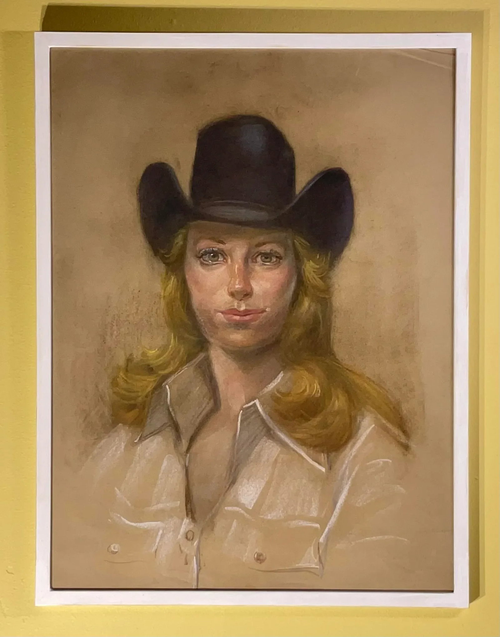 Portrait of a Woman in Black Hat - 3