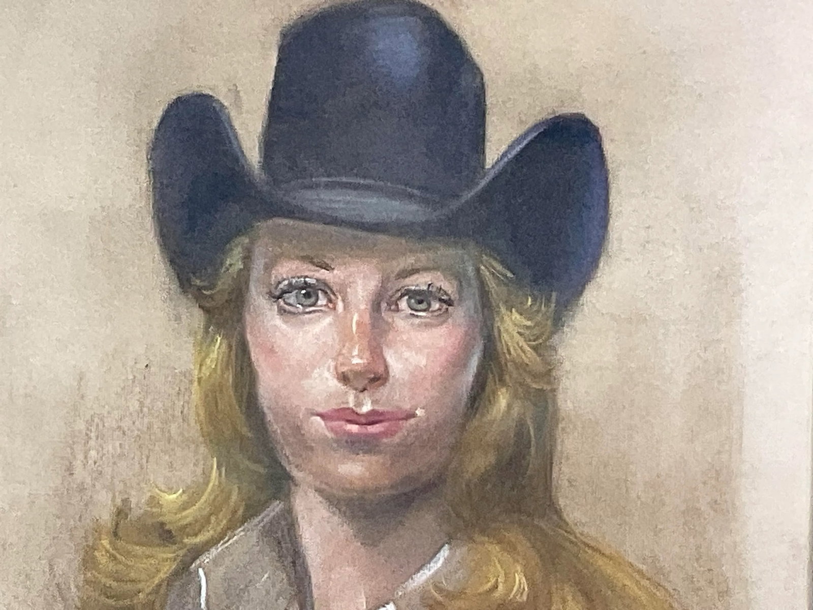 Portrait of a Woman in Black Hat - 5