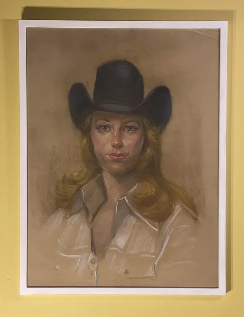 Portrait of a Woman in Black Hat - 6
