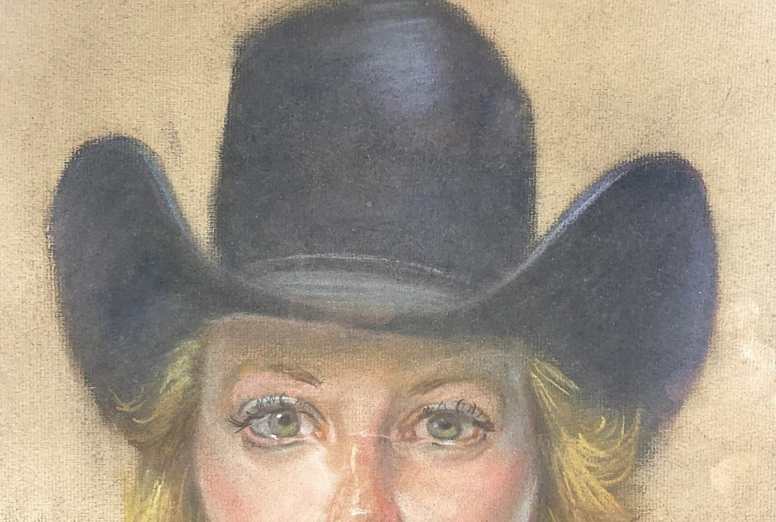 Portrait of a Woman in Black Hat - 7