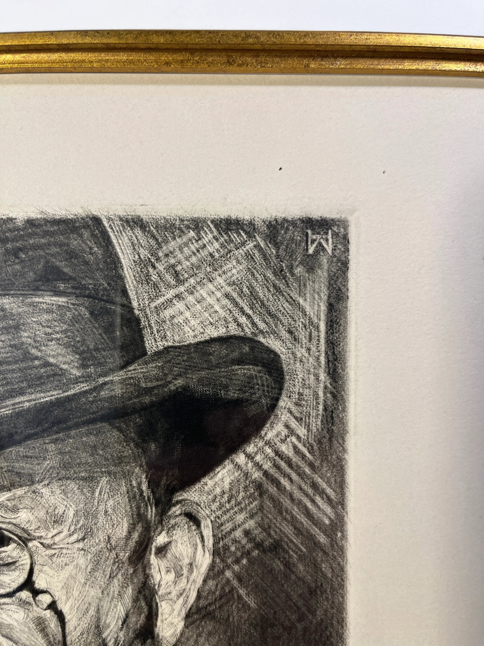 1919 Felix Ernst Peiser Portrait Etching by Heinrich Wolff Signed, Framed - 6