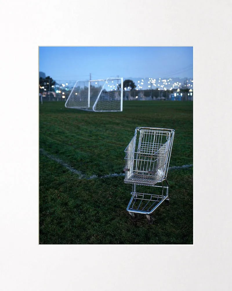 Contemporary Night Photograph "Shopping Cart" by John Vias - 2