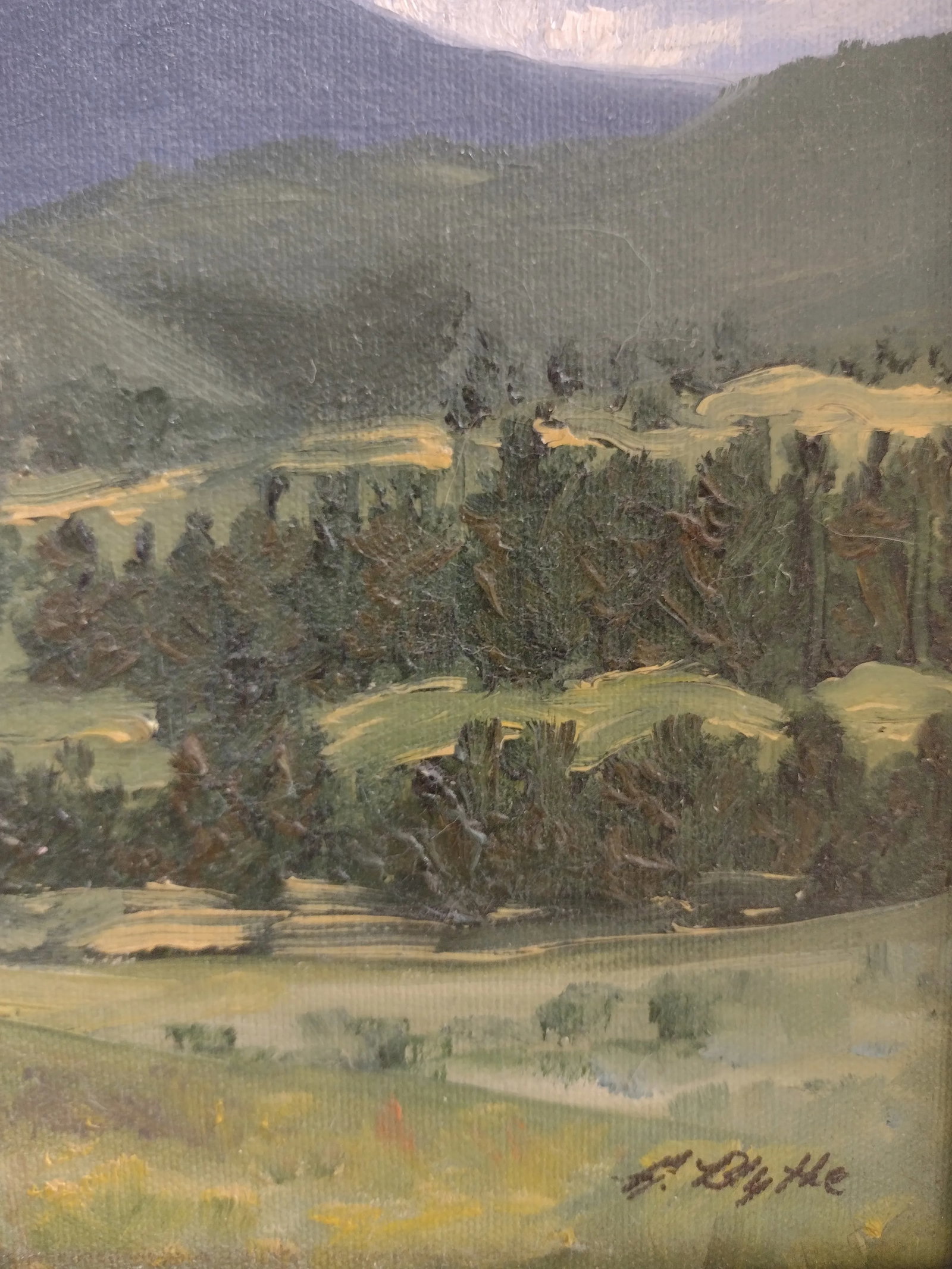 Original Oil Painting "Moreno Valley" by Anita Blythe 11" X 14" Plein Air Landscape - 10