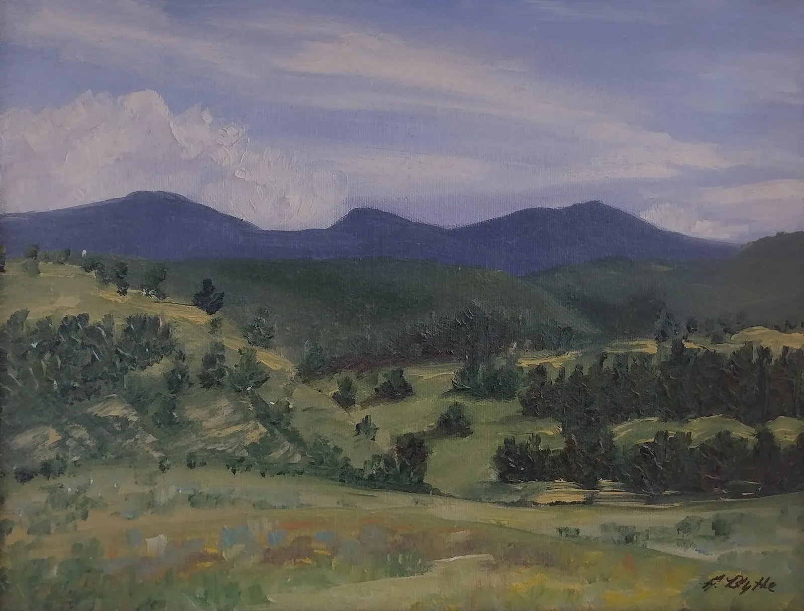 Original Oil Painting "Moreno Valley" by Anita Blythe 11" X 14" Plein Air Landscape - 2