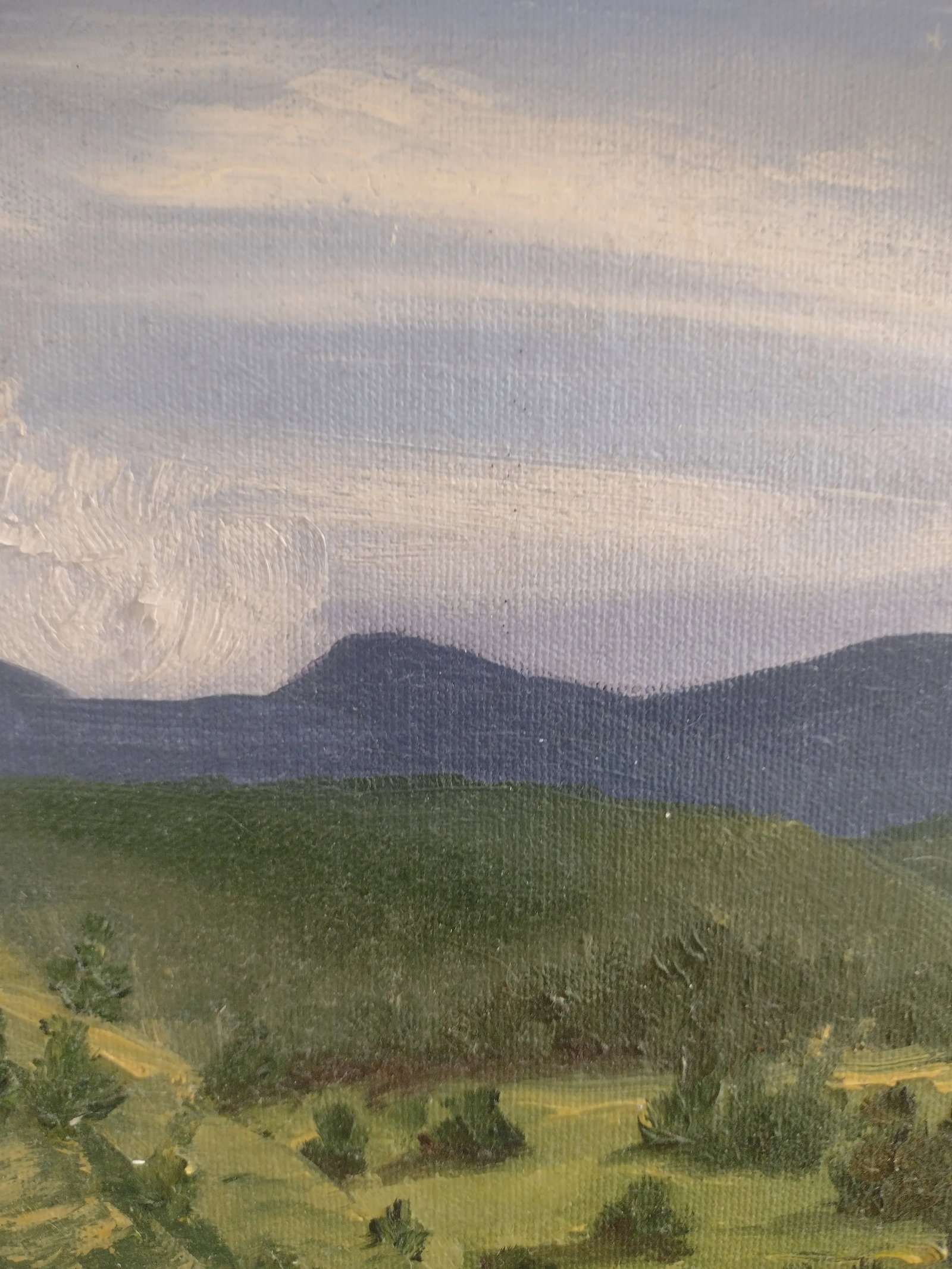 Original Oil Painting "Moreno Valley" by Anita Blythe 11" X 14" Plein Air Landscape - 4