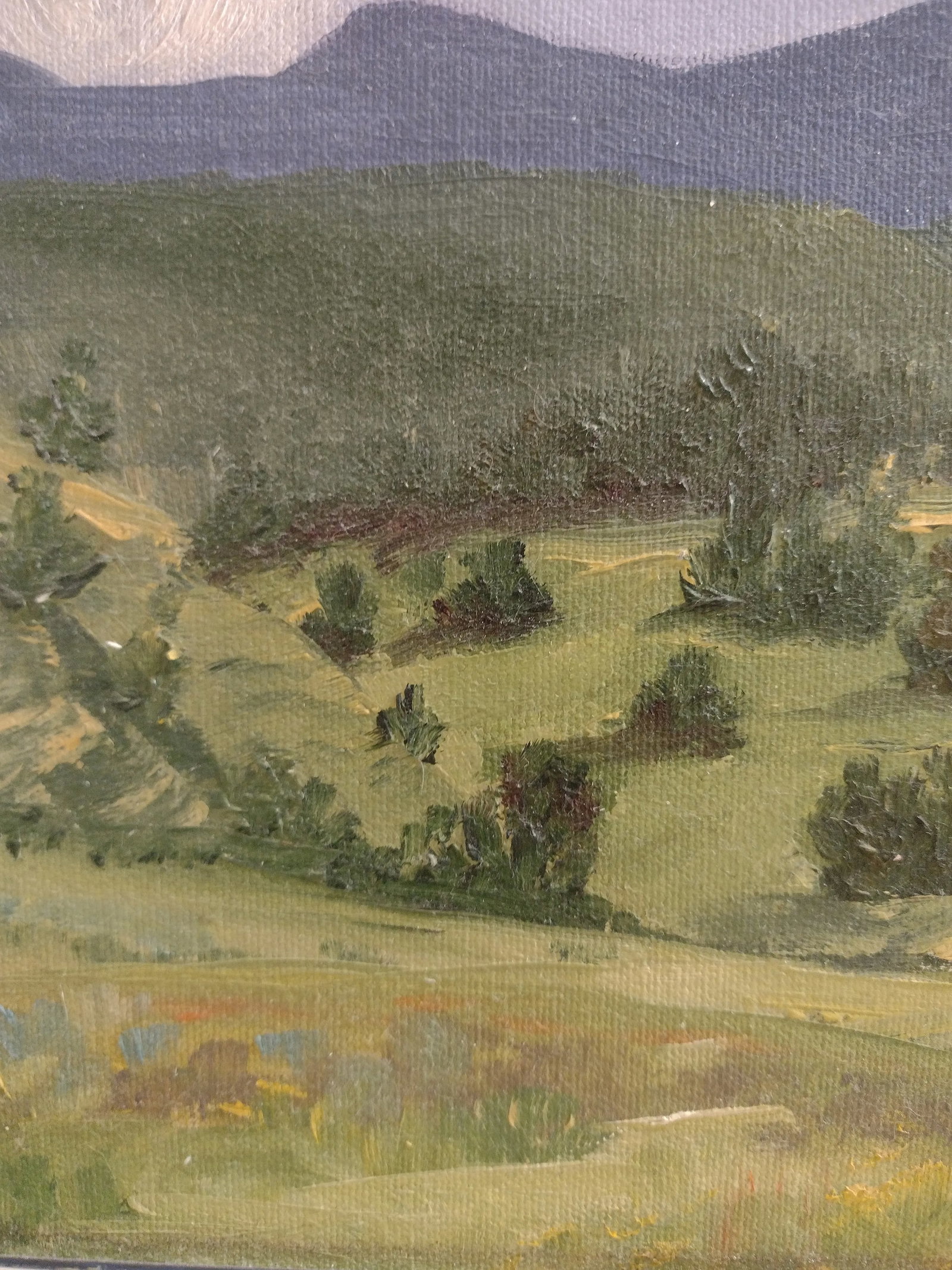 Original Oil Painting "Moreno Valley" by Anita Blythe 11" X 14" Plein Air Landscape - 7