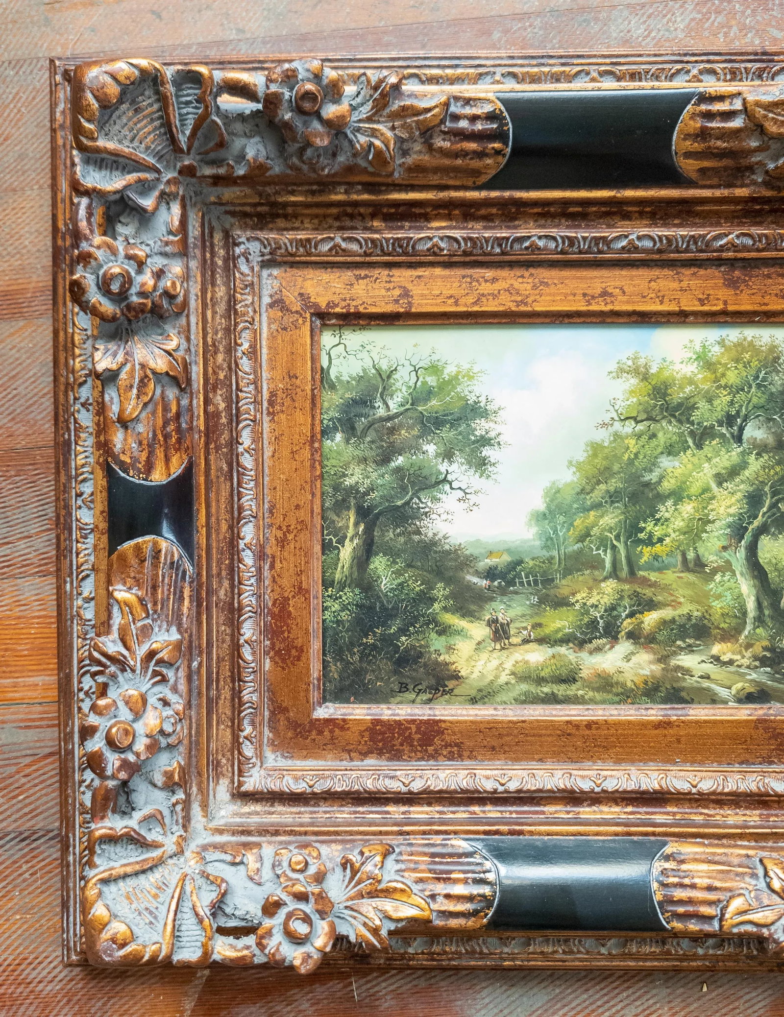 Late 20th Century Landscape Painting in Modern Frame - 2