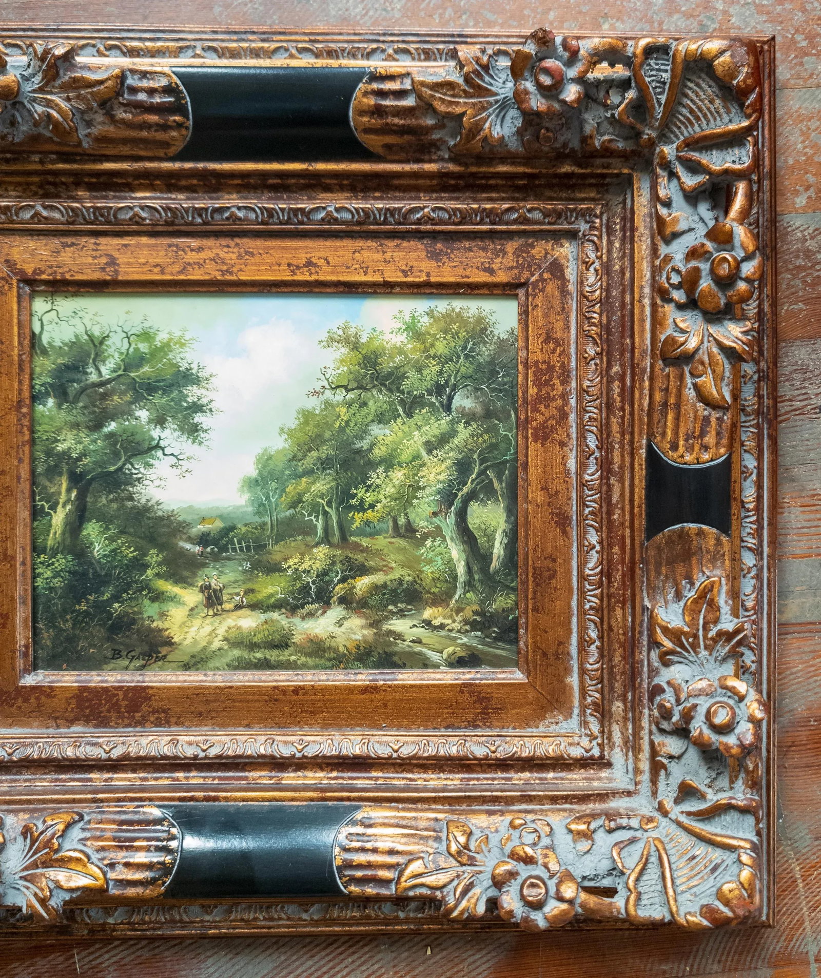 Late 20th Century Landscape Painting in Modern Frame - 3