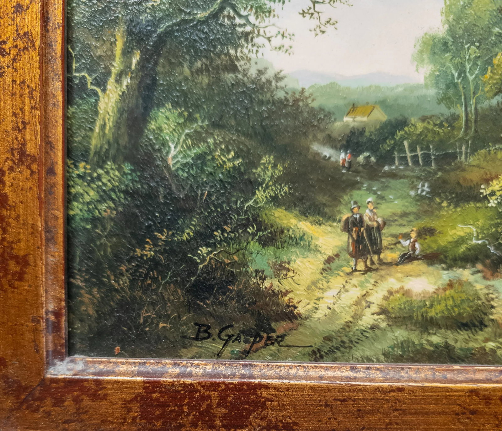 Late 20th Century Landscape Painting in Modern Frame - 7