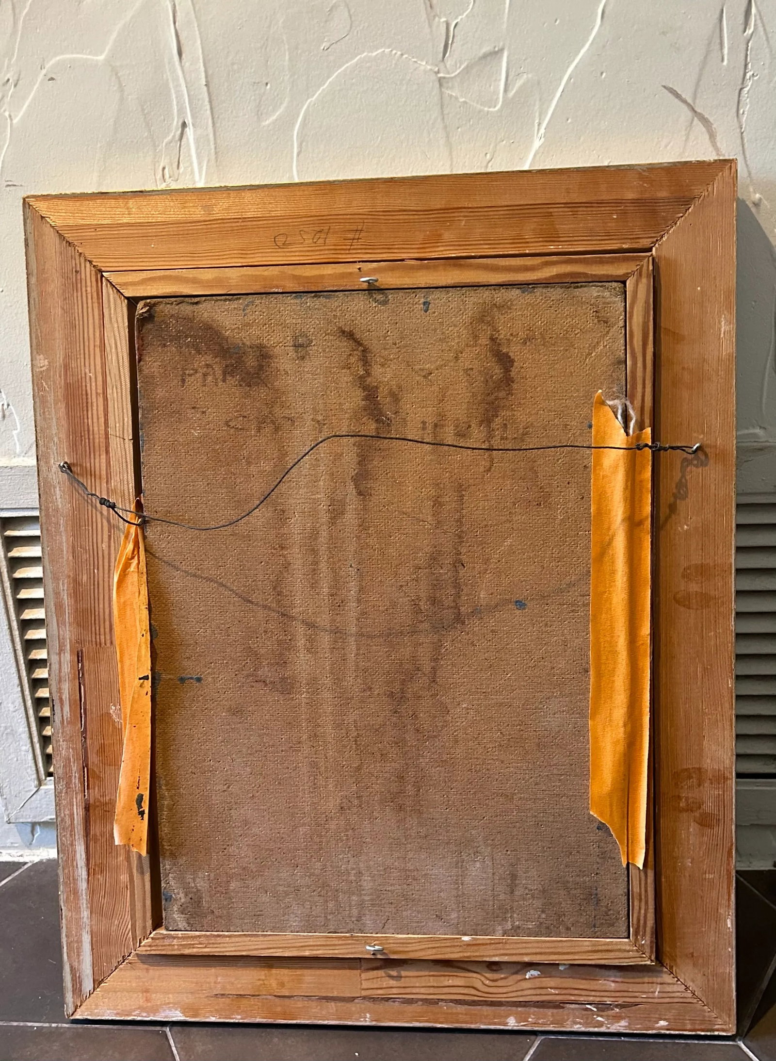 Late 20th Century Original Hollywood Regency Post Impressionist Painting a Walk in the Park, Oil on - 4