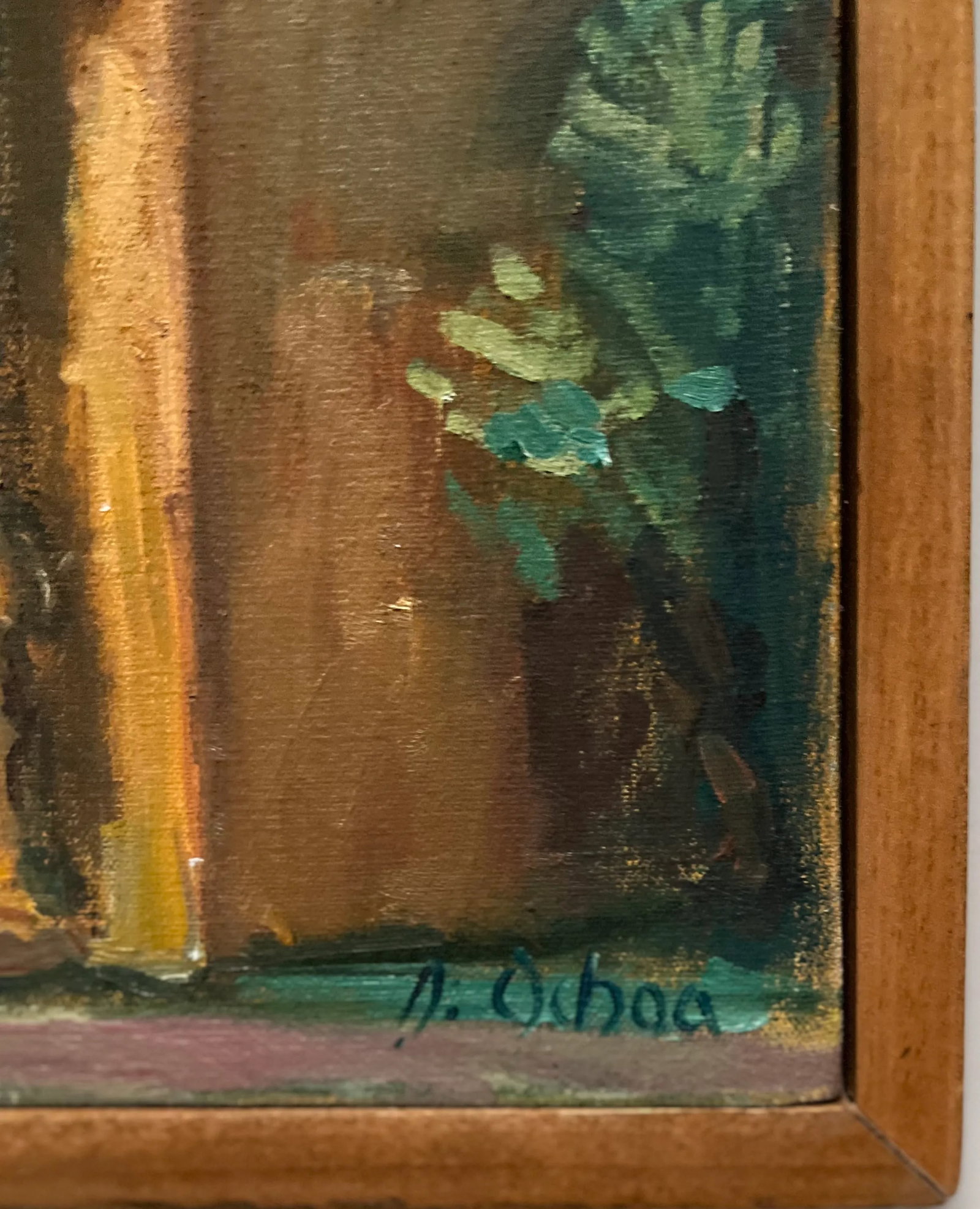 Late Twentieth Century Original California Landscape Oil on Canvas, Signed by Artist, Framed - 4