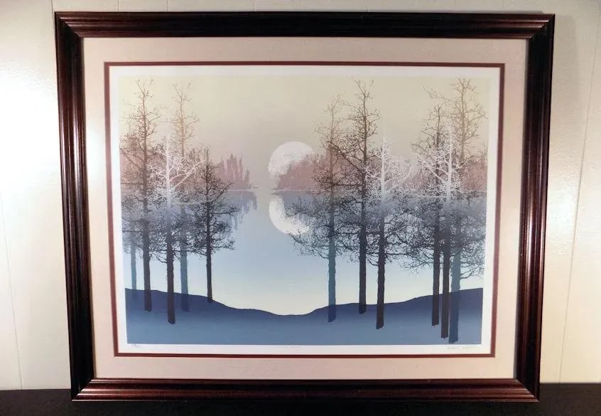 James Hagen 'Silver Oaks' Signed #'D Serigraph Framed Print - 13