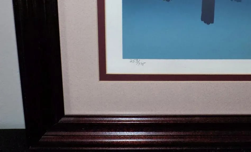 James Hagen 'Silver Oaks' Signed #'D Serigraph Framed Print - 4
