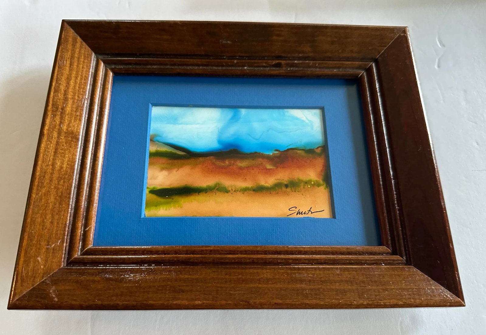 Framed Signed Original Watercolor Painting - 2