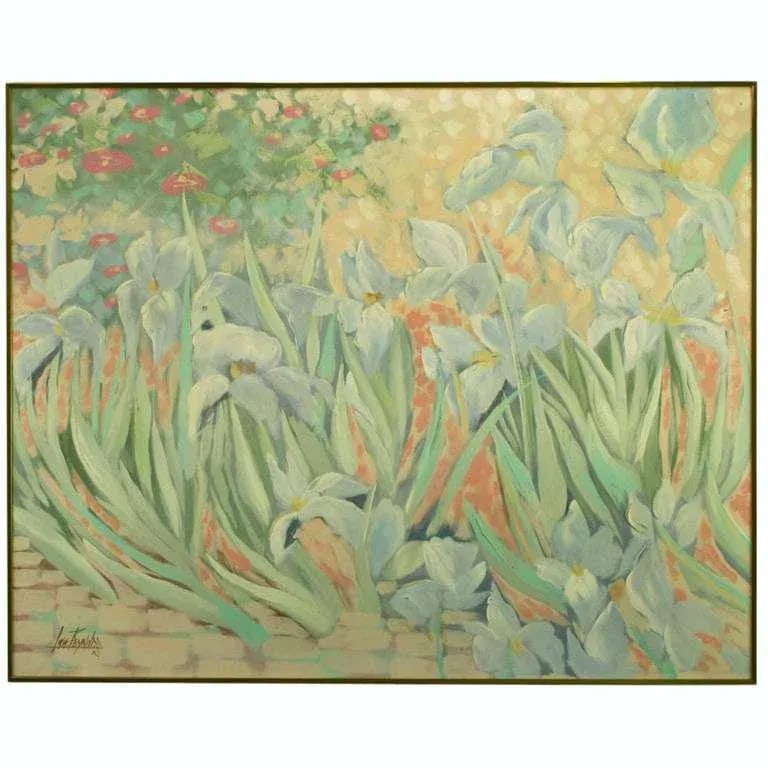 Lee Reynolds 60" X 48" Impressionist Garden Oil on Canvas - 2
