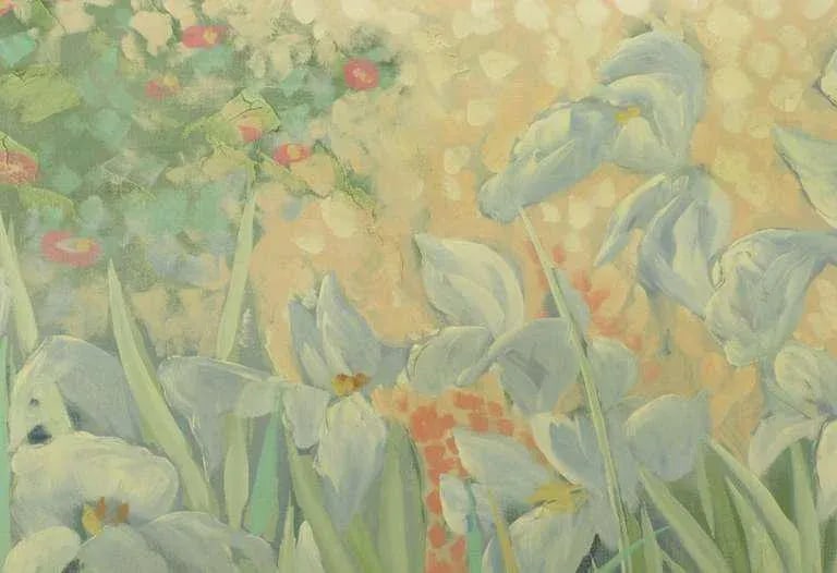 Lee Reynolds 60" X 48" Impressionist Garden Oil on Canvas - 3