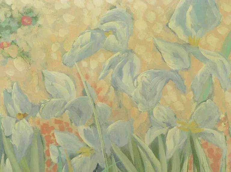 Lee Reynolds 60" X 48" Impressionist Garden Oil on Canvas - 5