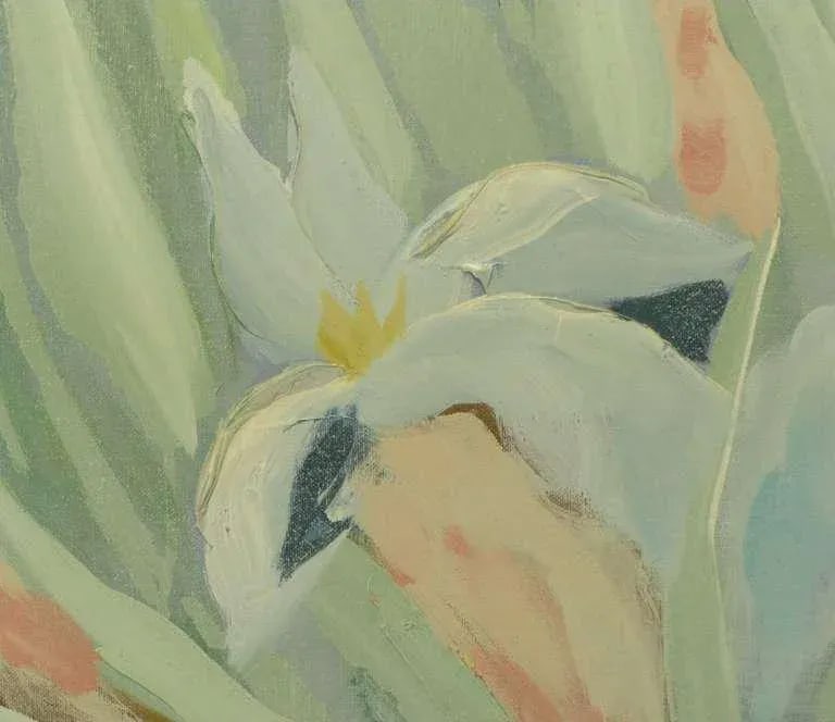 Lee Reynolds 60" X 48" Impressionist Garden Oil on Canvas - 7