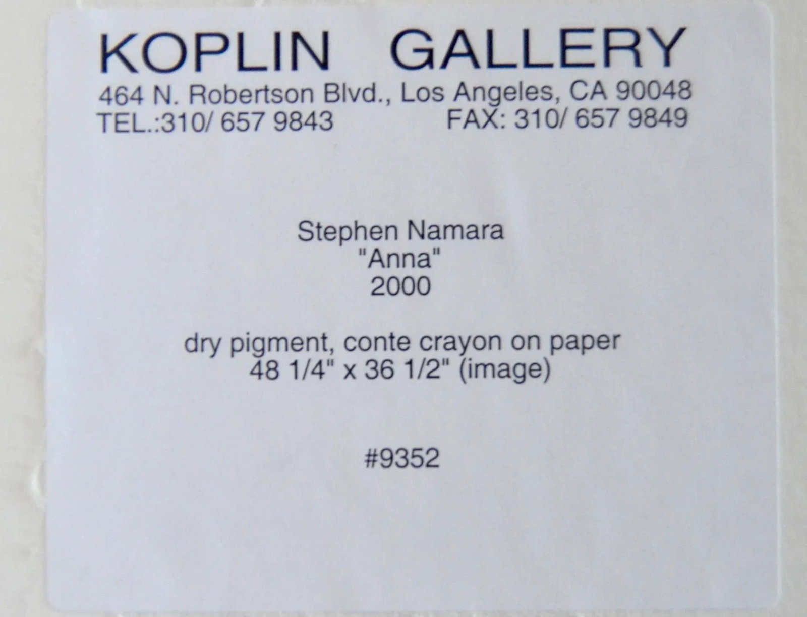 Contemporary Figurative Artist Stephen Namara 'Anna' Original Work on Paper - 6
