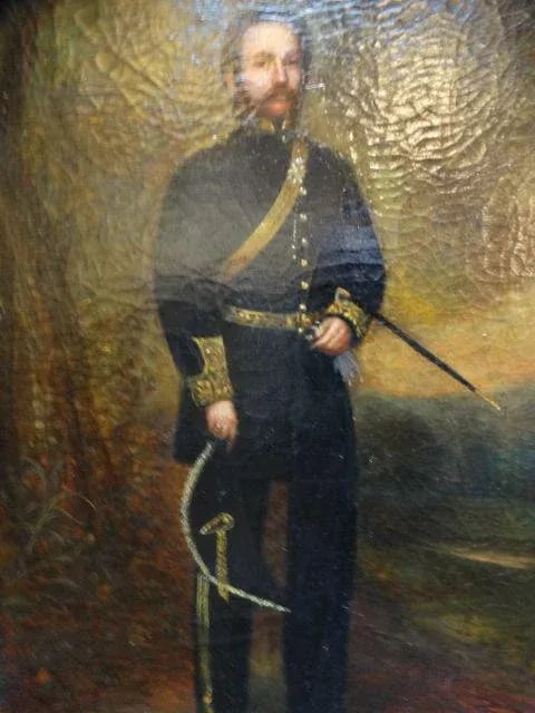 Alexander Melville Portrait of a Mexican Officer C 1865 - 3