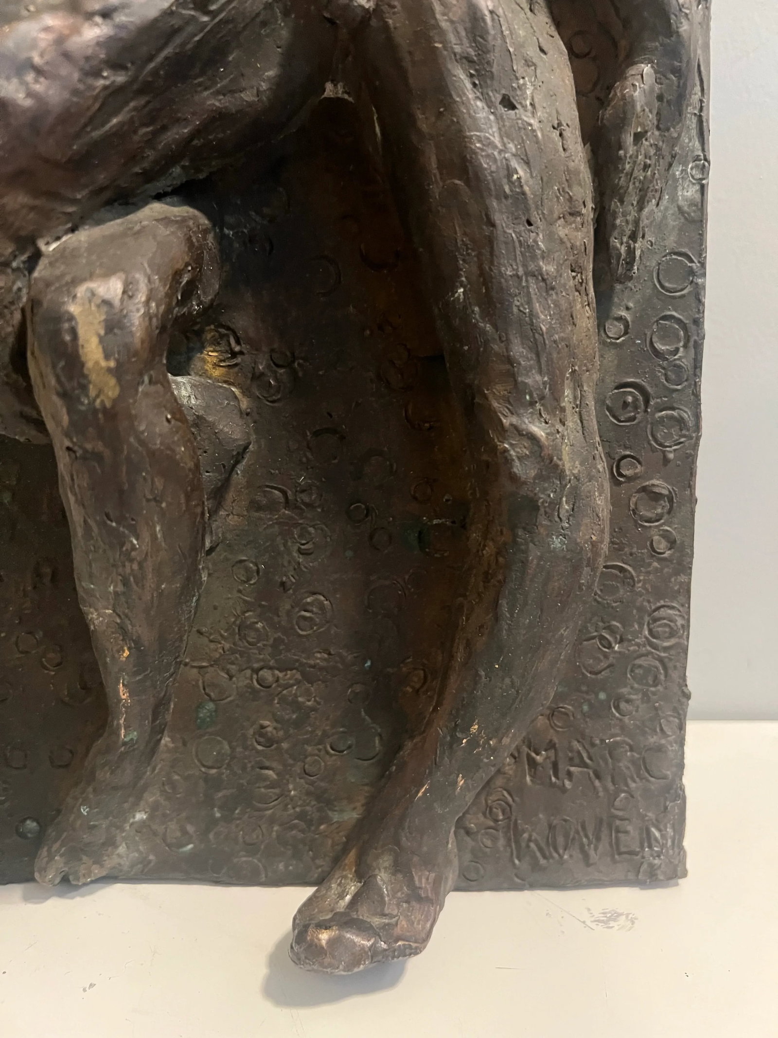 Marc Koven (1903-1970), Early Midcentury Nude Figural Rare Bronze Sculpture, Signed - 6