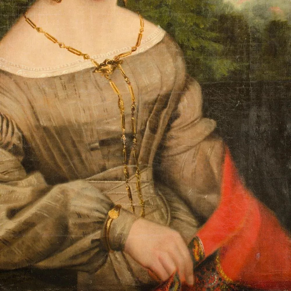 A Mid-Nineteenth Century Portrait of a Distinguished Woman. - 3