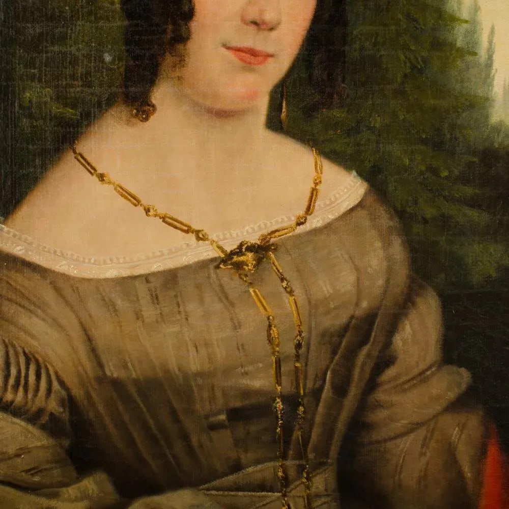 A Mid-Nineteenth Century Portrait of a Distinguished Woman. - 6